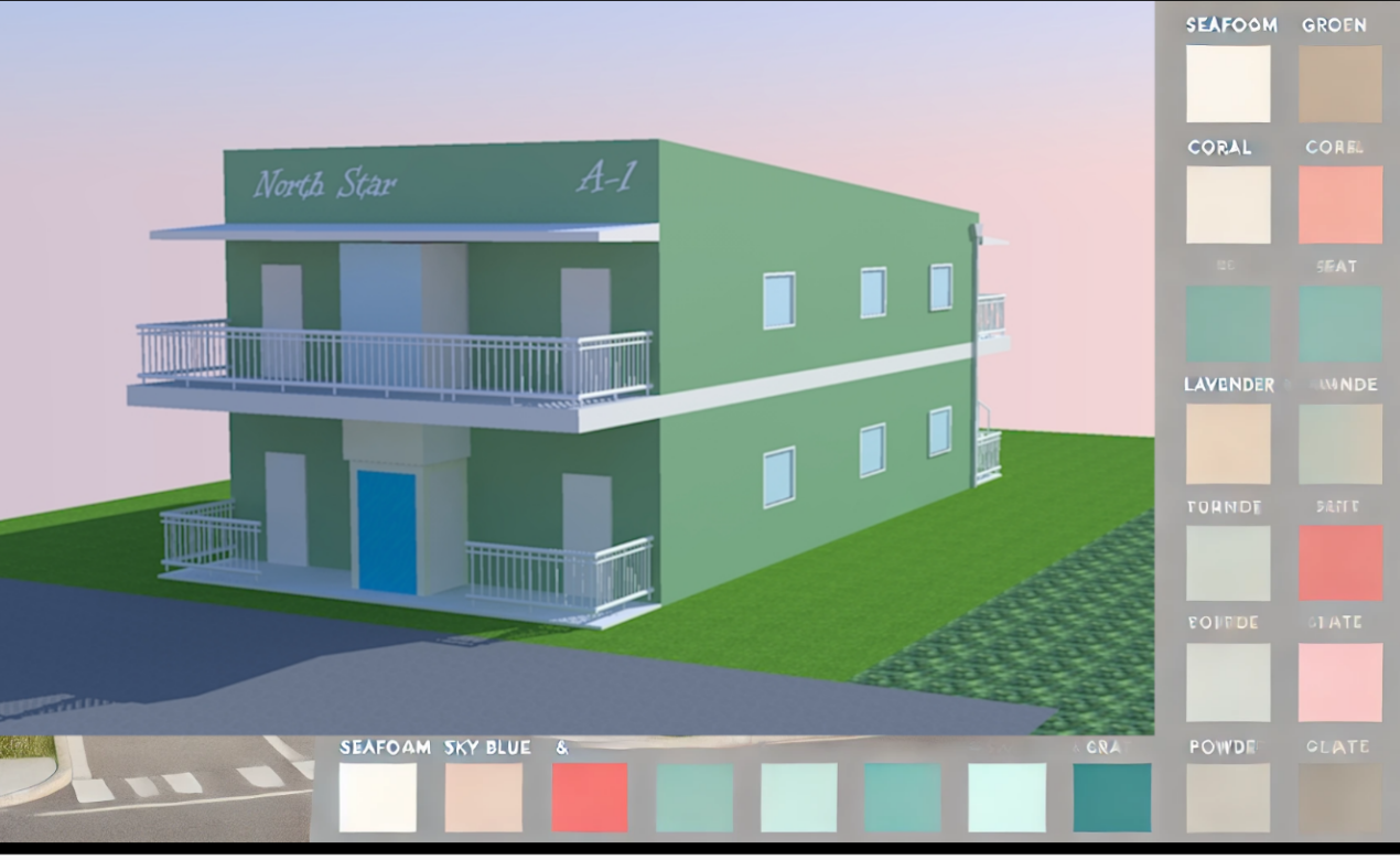 Front View with Elevator